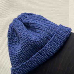 Deze muts heb ik voor mijn opa gehaakt toen ik hoorde dat hij ziek was.